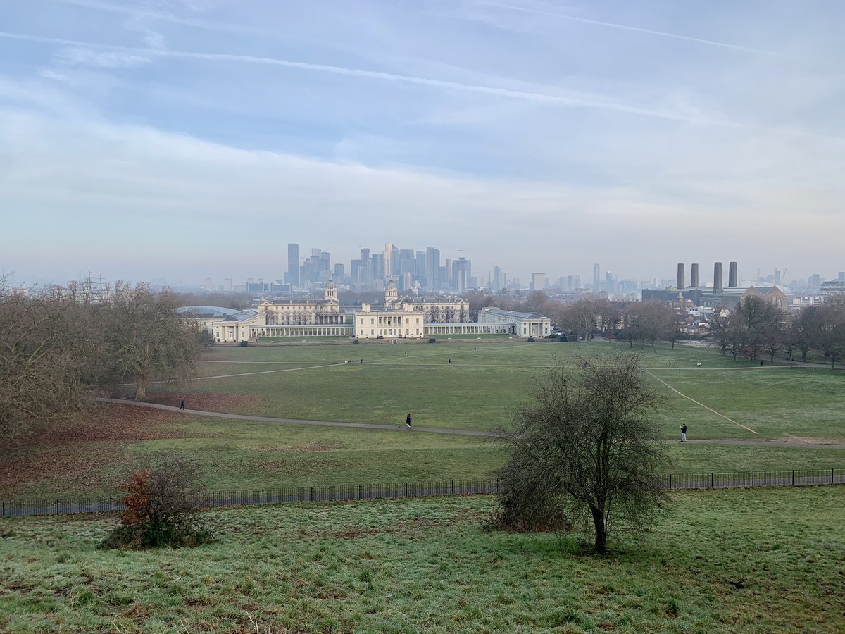 Excited to be at #GreenwichPark this morning, what a view! 

#royalparks #greenwichparkrevealed