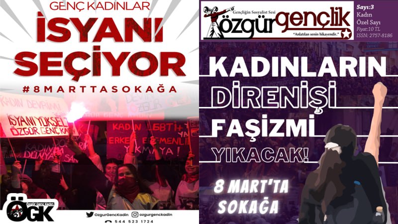 Özgür Gençlik dergisinin kadın özel sayısı çıktı 

➡️bit.ly/3YP2CCO