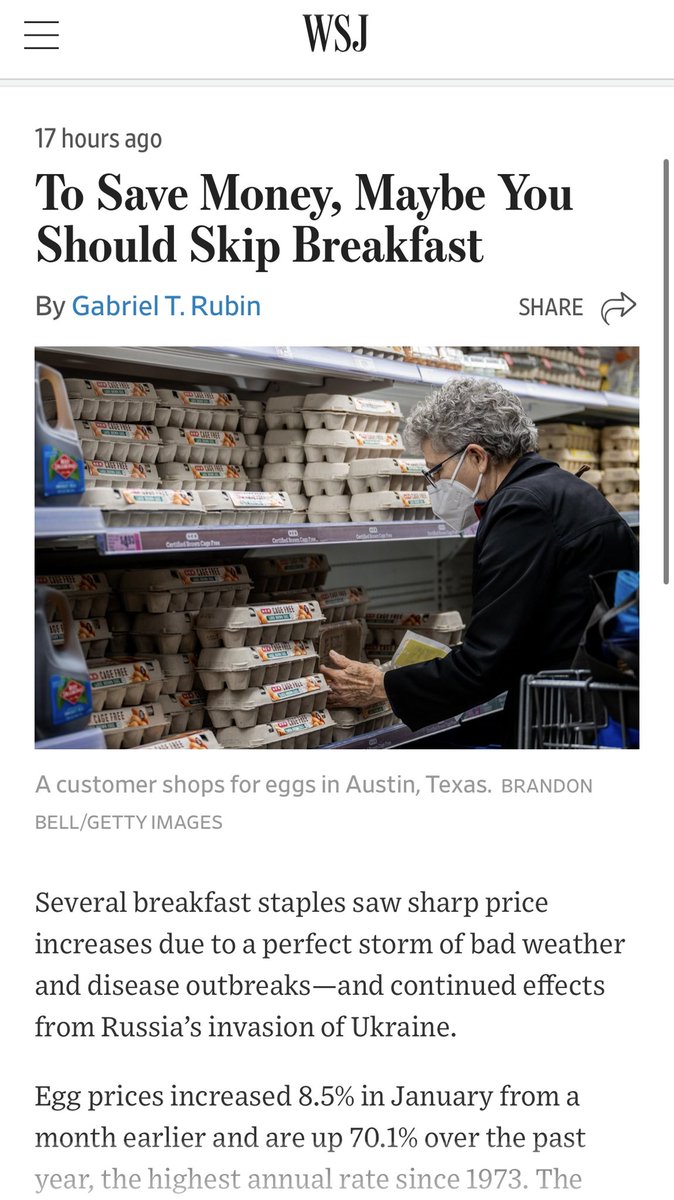 joaquinlife's tweet photo. 20th century: breakfast is the most important meal of the day 

21st century: you’re broke, don’t even think about it https://t.co/5fKimLGtvR