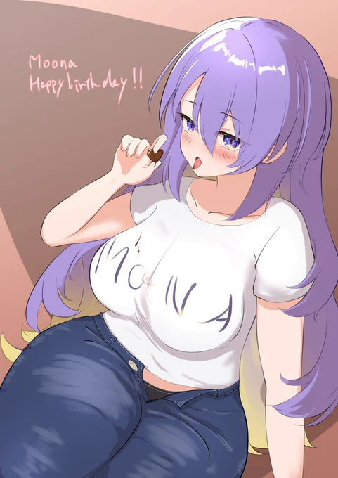 義理だよ?#MoonaBirthdaySeason3 #HoshinovArt 