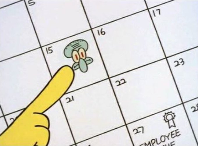 San Valentín es solo una excusa para que nos olvidemos lo verdaderamente importante, hoy día 15 es el día de Calamardo