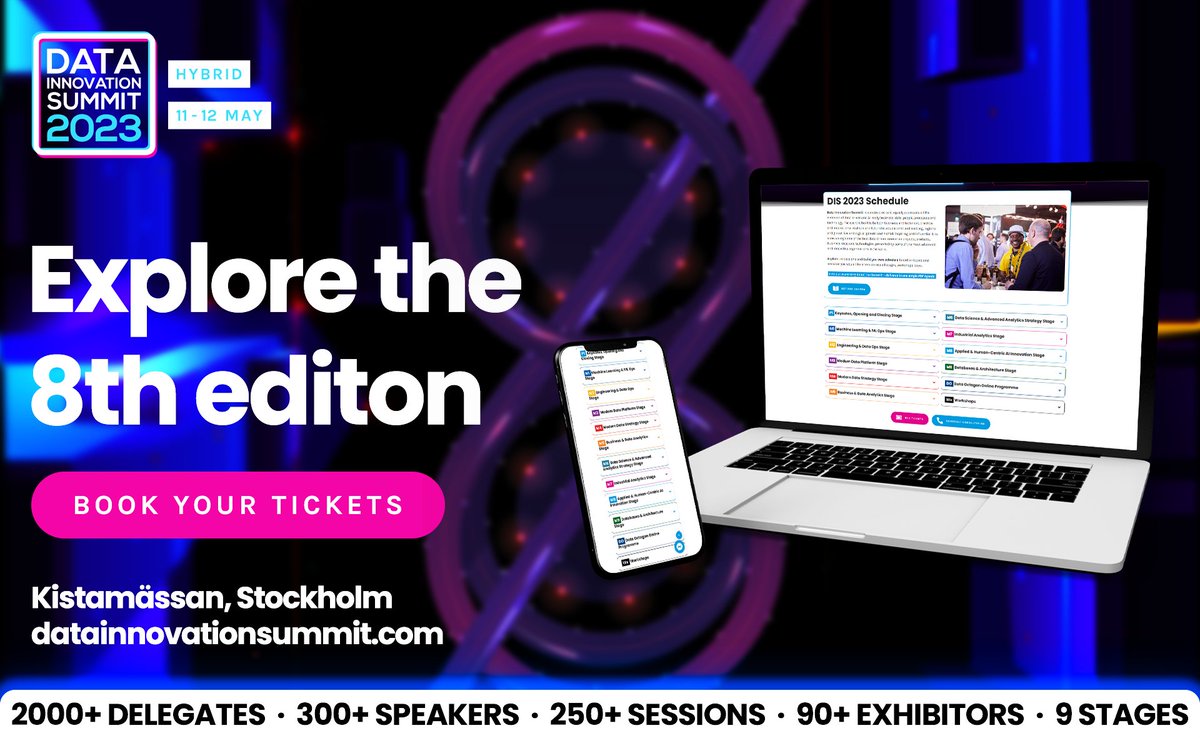 Hyperight_AB's tweet image. Have you seen the amazing agenda we have prepared for the 2023 edition of the #DataInnovationSummit, scheduled on 11/12 May in Stockholm? Discover more at hubs.ly/Q01BXk6c0

#Hyperight #event #Data #AI #AITransformaton #DecentralisedData #ValueCreation #DataDrivenInnovation