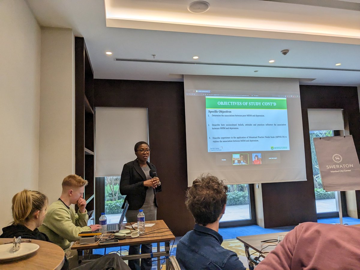 Sitsofe Gbogbo <a href="/UHASGhana/">UHAS</a> presenting on her work in adolescent #mentalhealth in relation to #menstrualhygiene for <a href="/RGHIHygiene4All/">RGHI</a> Fellows meeting