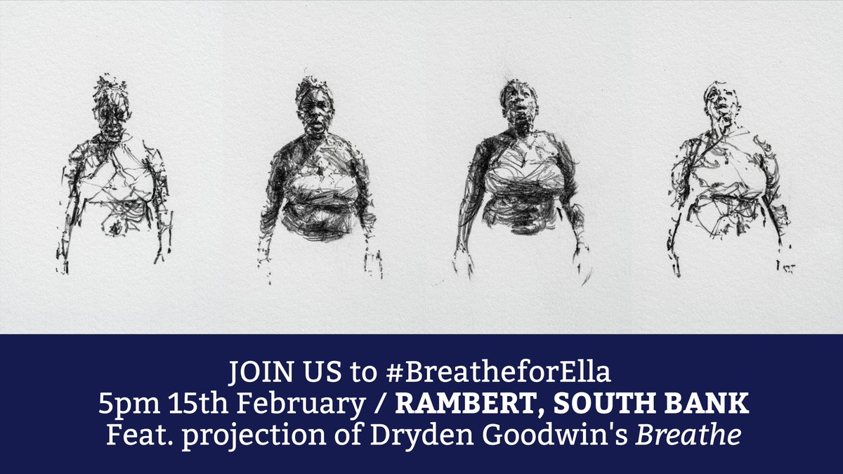 Today marks the 10th anniversary of Ella Adoo-Kissi-Debrah's passing. From 5pm today, join @Invisible_Dust, @EllaRobertaFdn, #DrydenGoodwin and a range of special guests for the dramatic night projection, music and speeches in honour of Ella's legacy.