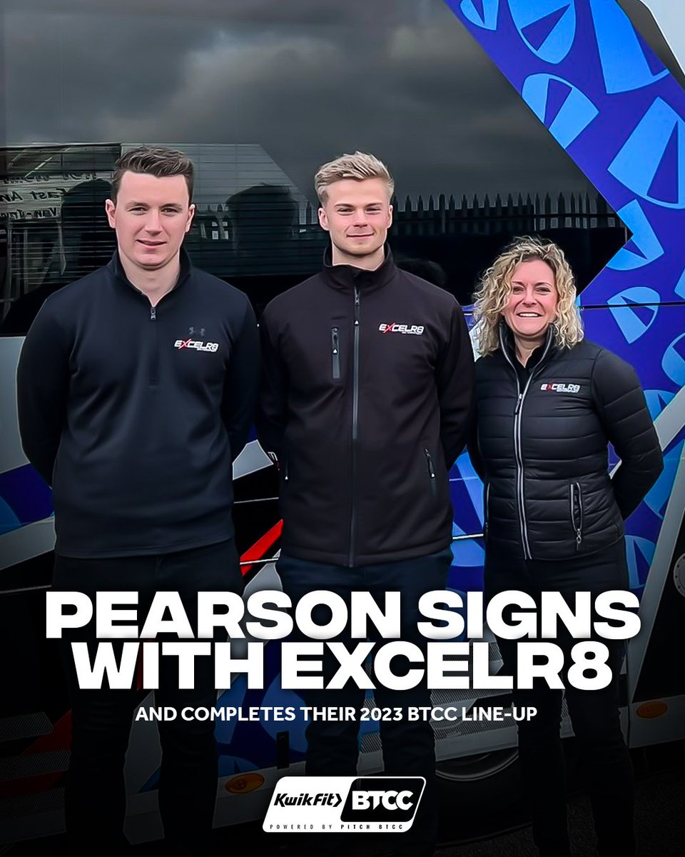 .@PearsonRacing completes EXCELR8 BTCC line-up ✅

Click here for the full story 📰btcc.net/2023/02/15/ser…

#BTCC