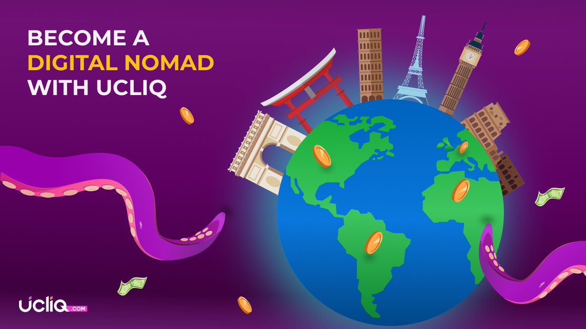Ucliq_com's tweet photo. Say goodbye to geographical restrictions and hello to financial freedom! 🌍💰 As a digital nomad, don't limit your earning potential. With the UCLIQ Performance Marketing Platform, you can launch and grow your affiliate program from anywhere in the world. 💻💰 https://t.co/hsz9OzFmI5