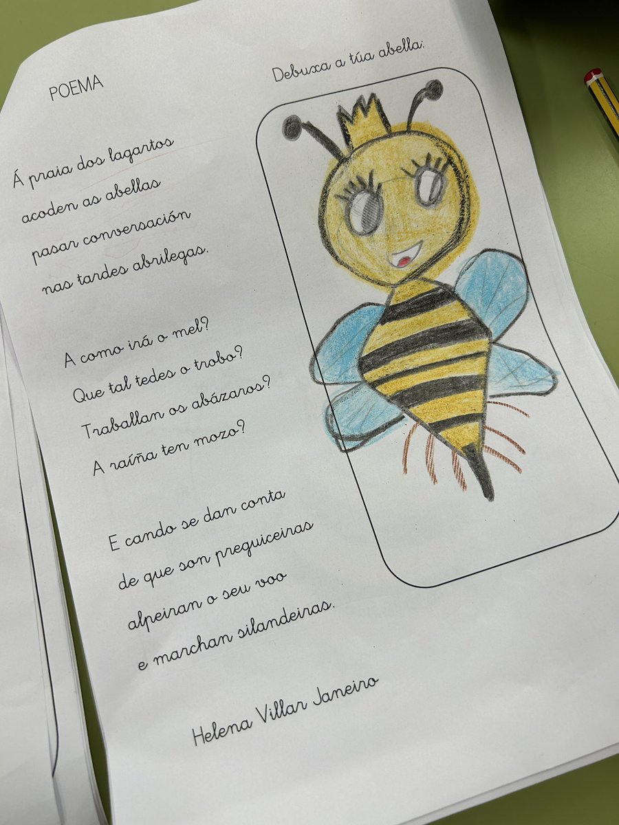 alon_vi's tweet photo. Estou out, pero tiña que vir con isto. Xornada: abellas na escola @villarjaneiro “Na praia dos lagartos”. https://t.co/244ogOgwZY