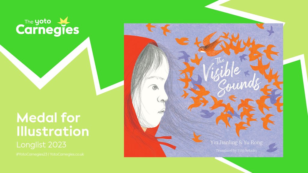 Huge congratulations to Yu Rong who has been longlisted for The Yoto Carnegie Medal for Illustration for The Visible Sounds by Yin Jiangling – we’re thrilled! #YotoCarnegies23 @UCLan