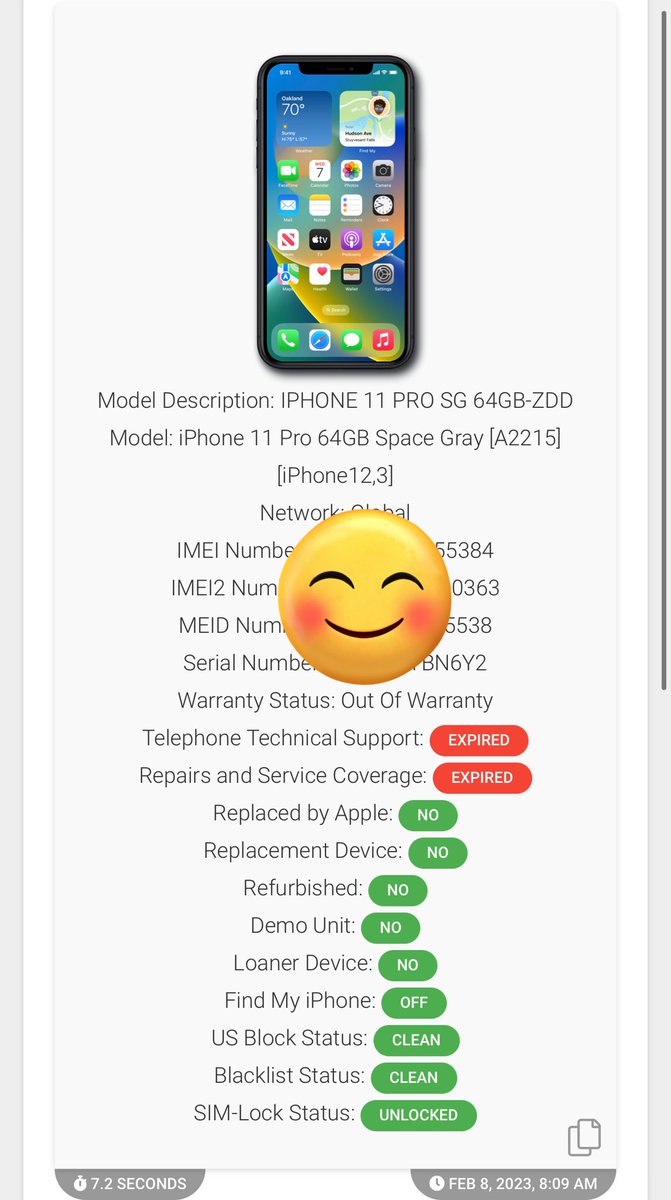 MobiliZeLK's tweet photo. iCloud Clean iPhone 11 Pro Sold By ; Telekom Deutshland GMBH, GERMANY π©πͺ has been successfully,
U N L O C K E D βοΈ
#CleanSlow #MobiliZeLK https://t.co/b7CAp7OxiV