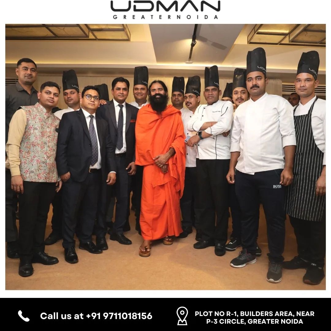 GutgutiaVikaas's tweet photo. It was a pleasure to host @yogrishiramdev at UDMAN, Greater Noida. It was such a delight to have a word of wisdom with him.
#udman #udmangreaternoida #udmanhotelsandresorts #udmanhotels #fnphotels #udmanbyfnp #babaramdevji #yogaguru #tweek #vikaasgutgutia https://t.co/Bd2iFJhIEN