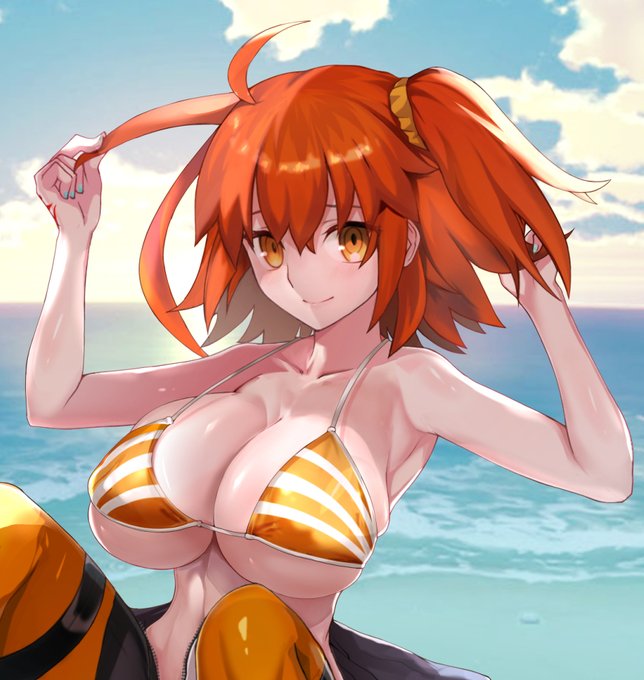 #FGO 
今まで描いた「たわわなぐだ子ちゃん」をまとめてみた 