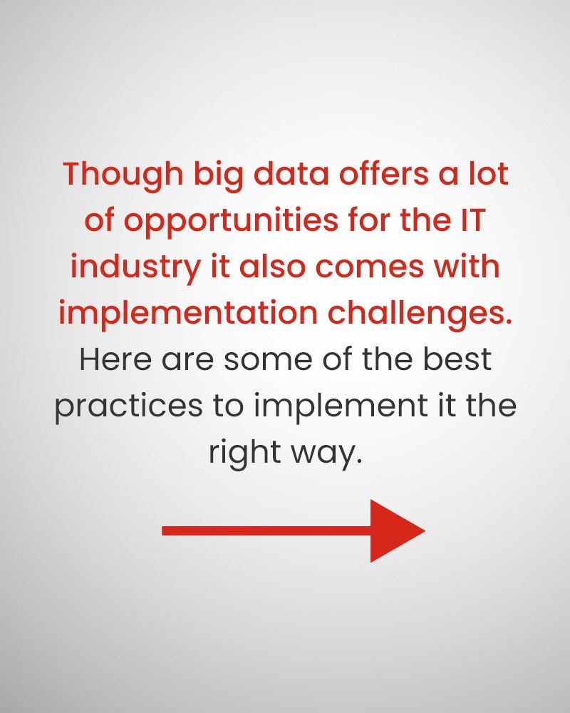 ilink_digital's tweet image. Maximize the power of your data with the latest best practices! Download our free eBook on 'Data Implementation Best Practices 2023' to stay ahead of the game.
ilink-digital.com/wp-content/upl…
#DataImplementation #BestPractices2023 #BusinessSuccess