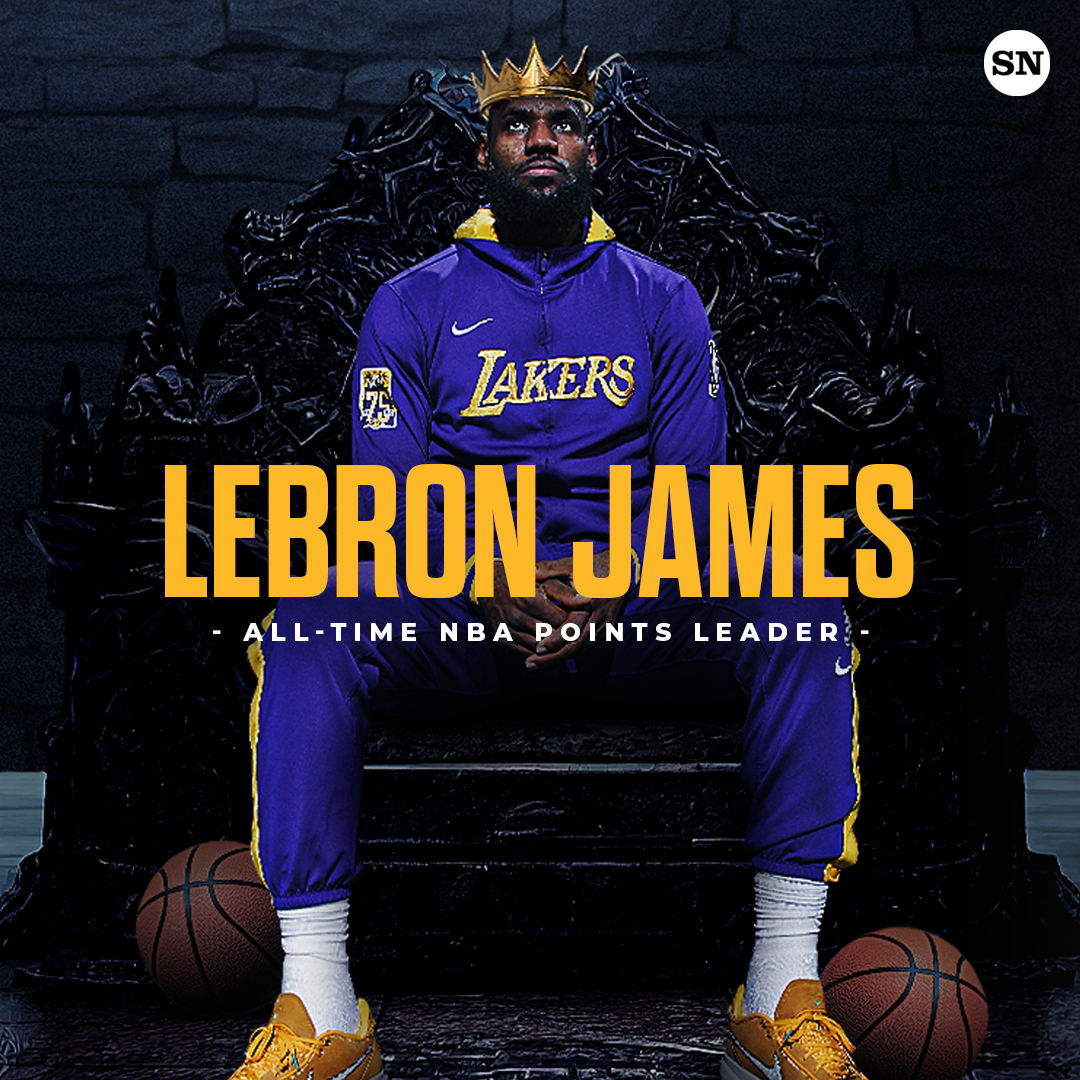 sportingnews's tweet photo. LeBron has passed Kareem 👑

38,388 points and counting … https://t.co/O0OCkAxgtv