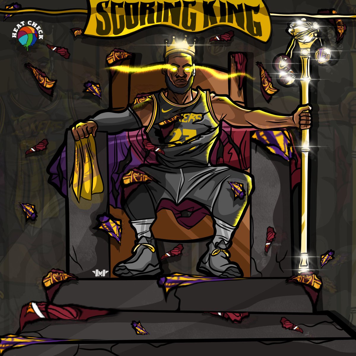 LeBron James takes the throne 👑