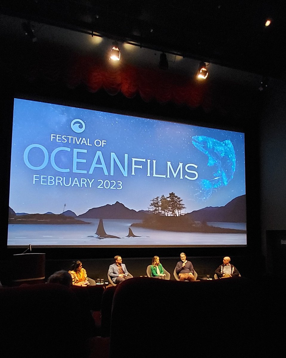 Another great evening of film. Focus on #community involvement in #conservation, the future of #sustainablefisheries & #MPAs, with an excellent panel 🐟🦀 Great to see @FairSeasIreland showcasing Kerry. Well done to the @GeorgiaStraitBC & @VIFFest for hosting! 👏🏼 @IMPAC5Canada