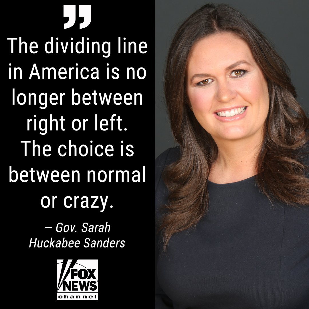 'HIJACKED BY THE RADICAL LEFT': In the GOP response to the State of the Union, Arkansas Gov. Sarah Huckabee Sanders blasts Biden for surrendering his presidency to "the woke mob." fxn.ws/40CHK38