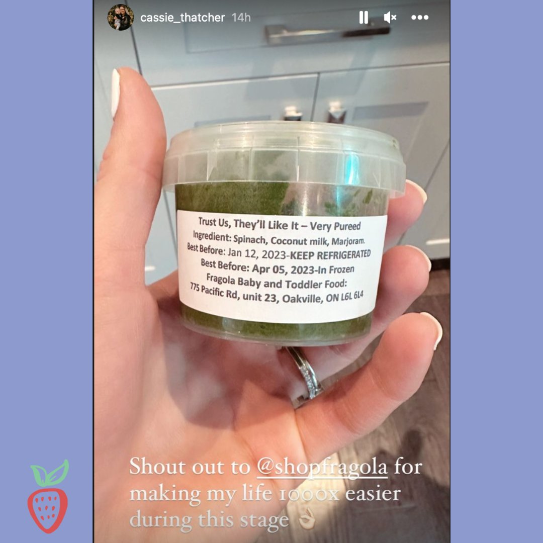 ShopFragola's tweet photo. Sharing one of our dear mama's comments about Fragola Baby and Toddler Food. https://t.co/d2aHmPBEBU