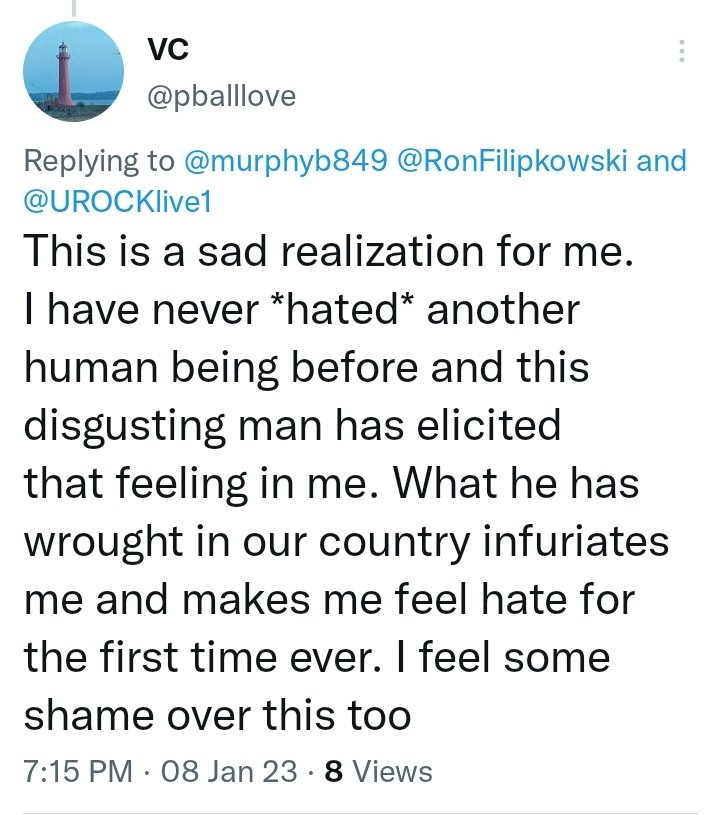 Heart_1958's tweet photo. @pballlove @laurenboebert Being that you live in New York the only reason you're here is because you hate her.
#TwitterBully
You hate Trump and everybody else in this world. Democrats the party of hate.
#DemocratsHateAmerica https://t.co/pUAFjZzuvU