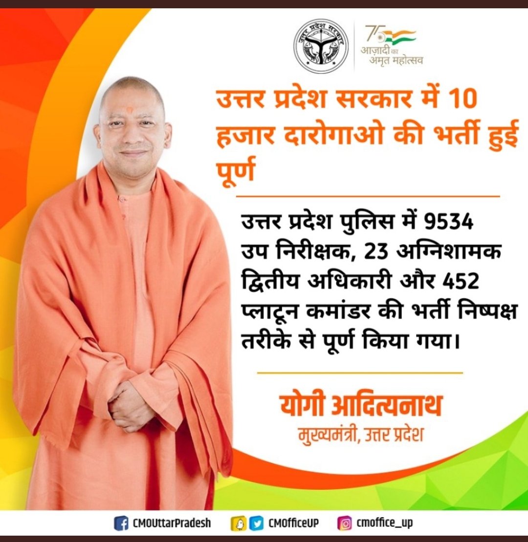 MayankU63691755's tweet photo. #THANKS_YOGI_JI_FOR_UPSI9534 
माननीय मुख्यमंत्री जी उत्तर प्रदेश सरकार द्वारा हाल ही में उत्तर प्रदेश सब इंस्पेक्टर के 9534 पदों पर सीधी भर्ती को पारदर्शी एवं निष्पक्ष तरीके से संपन्न कराया। हम चयनित 9534 दरोगाओं के तरफ से महाराज जी को हृदय से धन्यवाद।🎉🎉💐💐🙏🙏🙏🙏🙏🙏🙏 https://t.co/KByQjfLXEZ