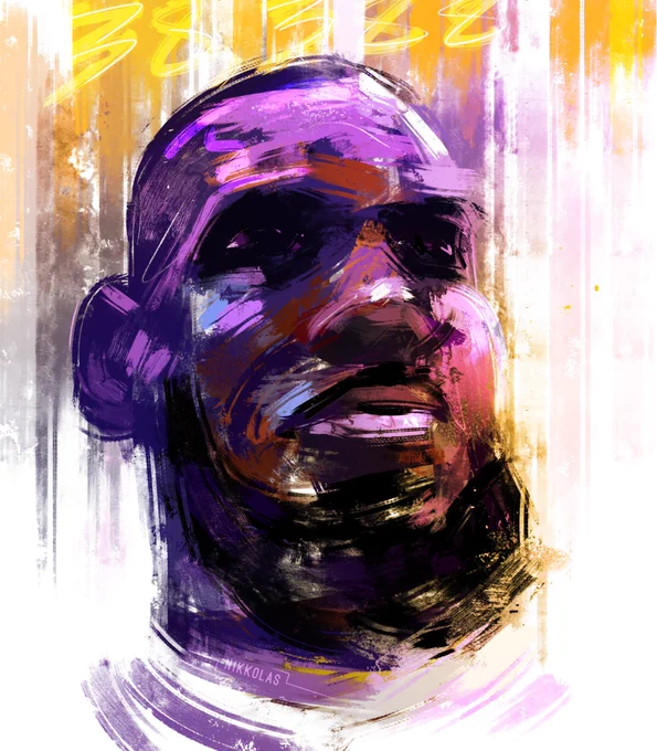 Couldn't resist sketching while watching history tonight… 38388#LEBRON 