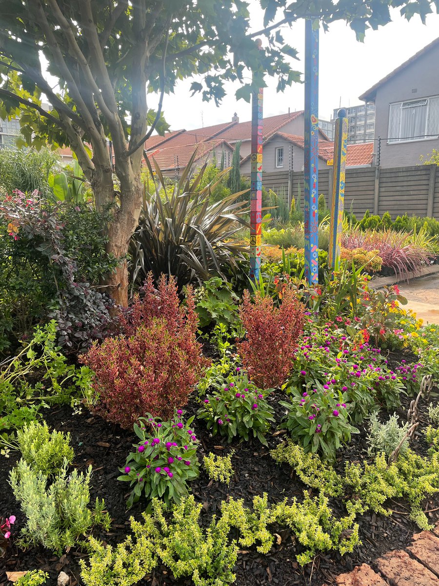 EckardsGarden's tweet photo. Getting our famous circle ready for autumn. We’ve plants in a patch of Lemon Thyme for fragrance, topped up our colour border, threw in some BioOcean and refreshed the layer of Mulch 🌸  #eckardsgarden #eckardscircle https://t.co/2Nc4VlQcz6