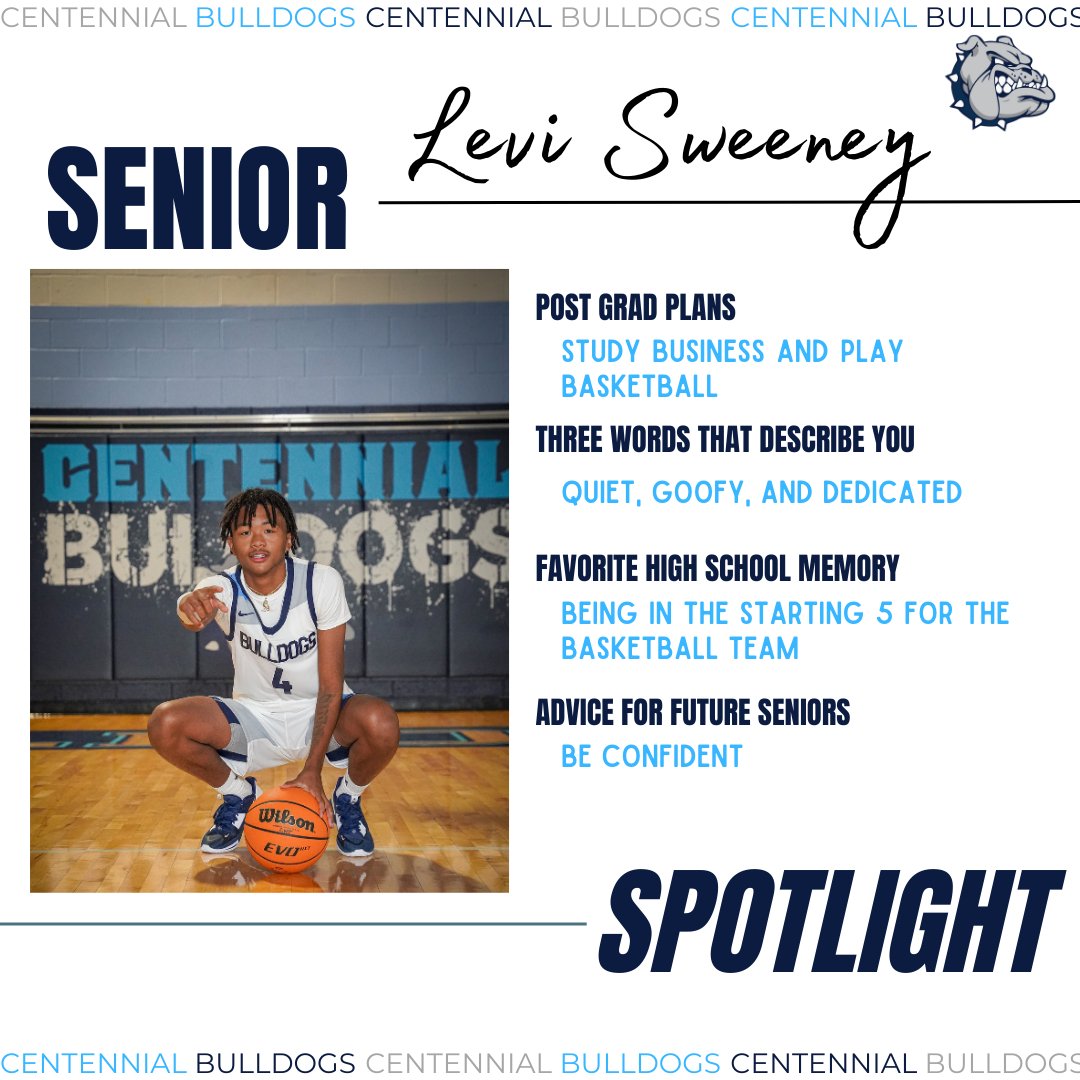 Senior Week!

Levi is a great communicator on the court and is willing to do anything for his team to win. Levi will be studying business and pursuing basketball at the next level. 

Thank you for your dedication, Levi!