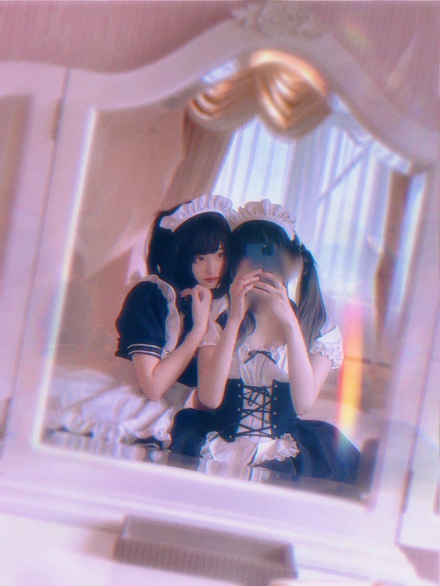 昨日はメイド撮影してきた🤍🎀