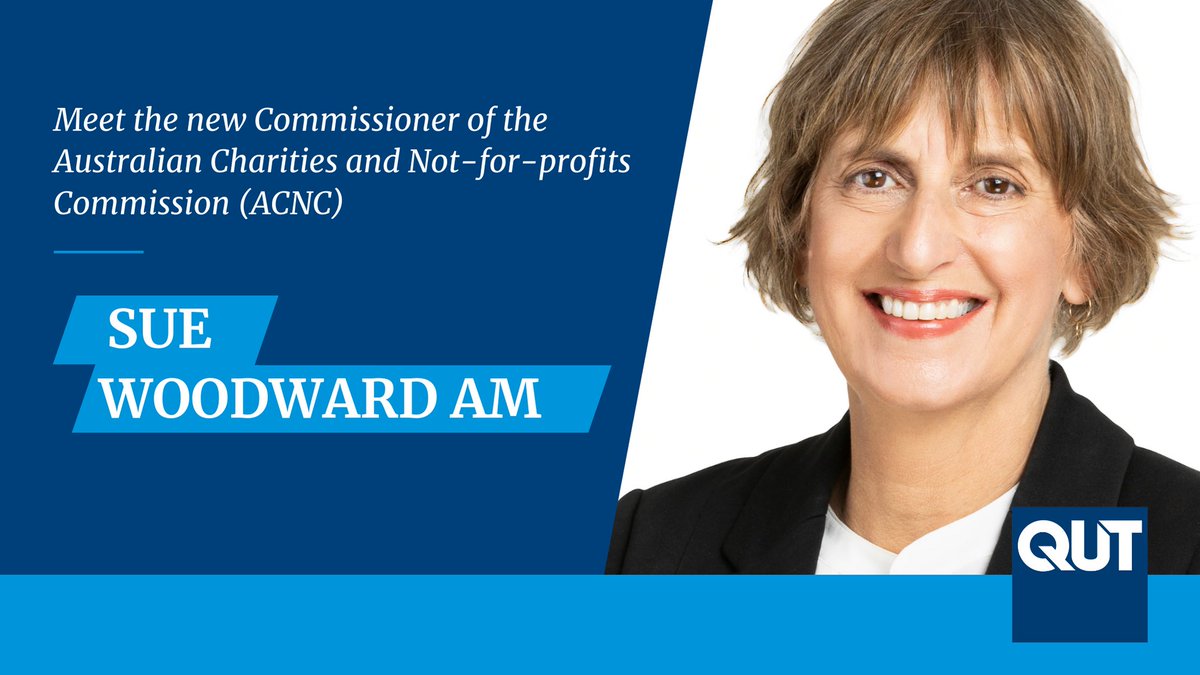 Brisbane Meet & Greet with the new #ACNCommissioner, Sue Woodward AM. Come along for your chance to hear firsthand about the work of the #ACNC_gov_au, ask questions & provide feedback | FREE event, 10 Mar at #QUT in #BNE bit.ly/3XfdA32