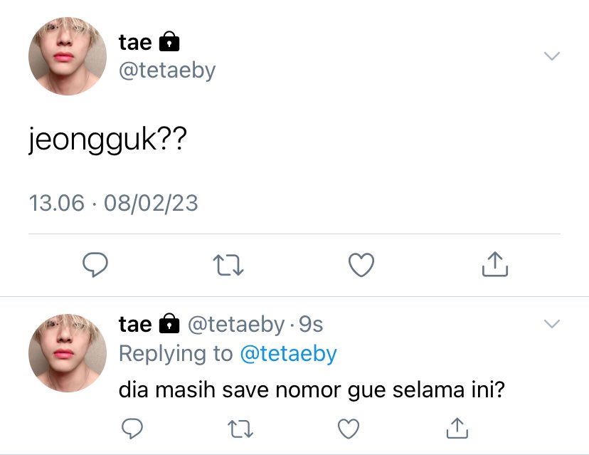 sequexl's tweet image. taekook • kookv 
few tweets au; “undangan”.