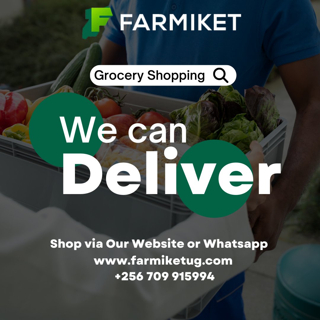 FARMIKET UGANDA LTD (@farmiket_ug) on Twitter photo We are here to make your grocery shopping a little easier.
Spice up your diet, choose groceries from <a href="/farmiket_ug/">FARMIKET UGANDA LTD</a>
Order via WhatsApp wa.me/256709915994 or via Website farmiketug.com
#BringingtheMarketCloser We are here to make your grocery shopping a little easier.
Spice up your diet, choose groceries from <a href="/farmiket_ug/">FARMIKET UGANDA LTD</a>
Order via WhatsApp wa.me/256709915994 or via Website farmiketug.com
#BringingtheMarketCloser