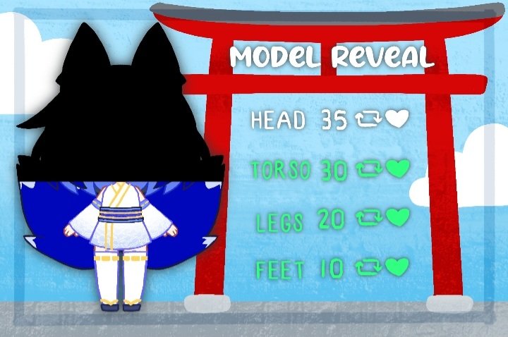 AttentiveInari's tweet photo. One more goal before full body reveal! Ra ra ra! You can do it! https://t.co/3xNSBDzf8b