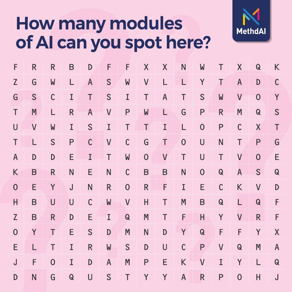 TheMethdAI's tweet photo. Each module comes with its own expertise and at MethdAI, we make sure to equip you with the best of all!

Sign up and know how: https://t.co/iICjDOzY3w

#MethdAI #basicsofai #guesstheaimodule #propertiesofdataset #transformation #knowledge #educateyourself #theguessgame https://t.co/70BAt0HvCt