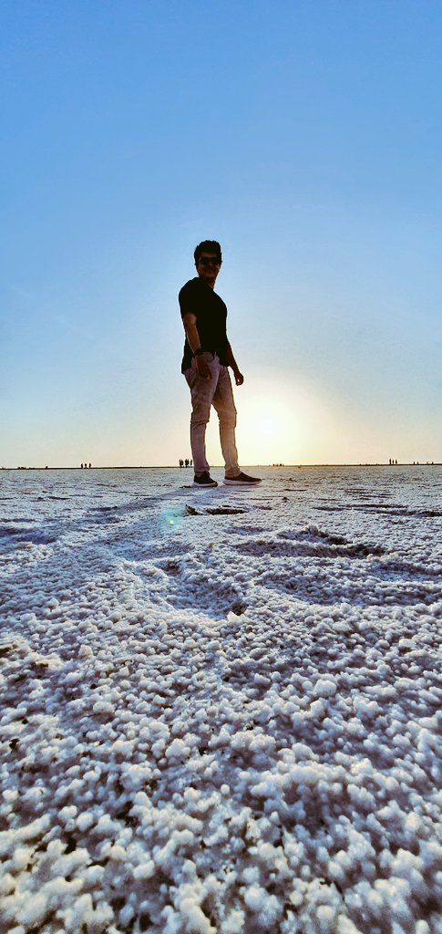 Posing in the marvelous White Rann! 

#GujaratTourism #Kutch #RannOfKutch