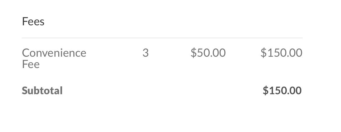 .<a href="/axs/">AXS</a> is there a less convenient option??? $150 in fees for 3 tickets 🪦