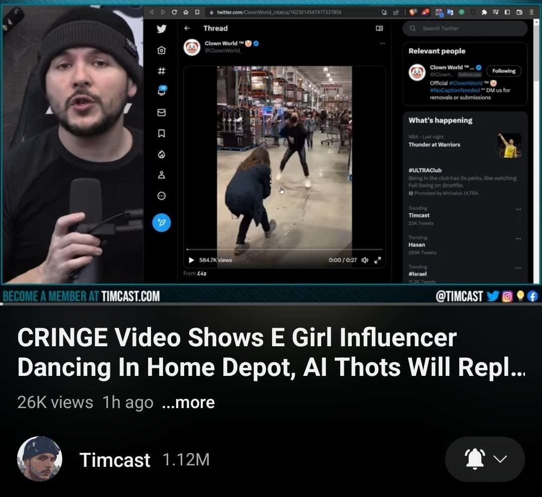 DDayCobra's tweet image. .@Timcast doesn't cover egirl drama.