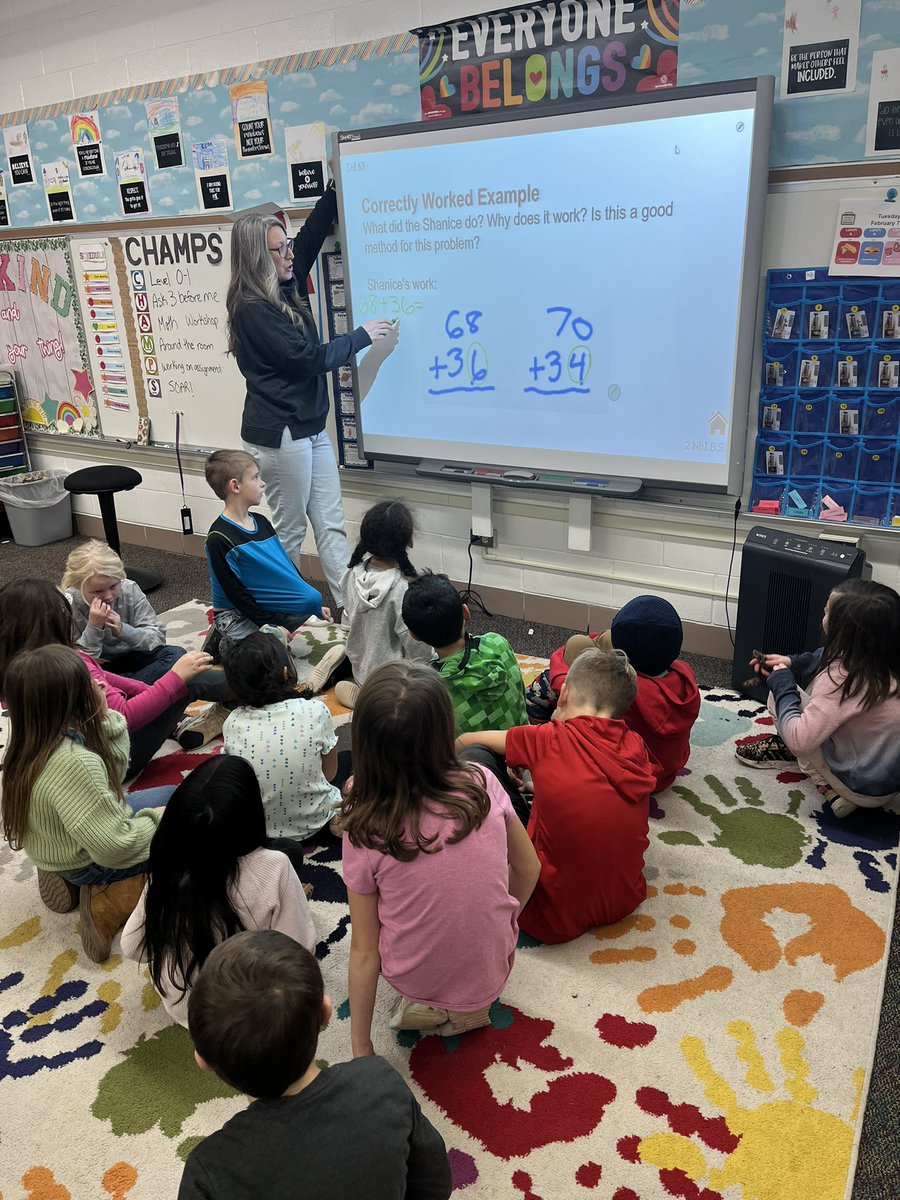 2P loves when Mrs. Reible comes in to help us with our numeracy routine! <a href="/LangesMatt/">Elmwood Eagles</a> <a href="/Naperville203/">Naperville 203</a>