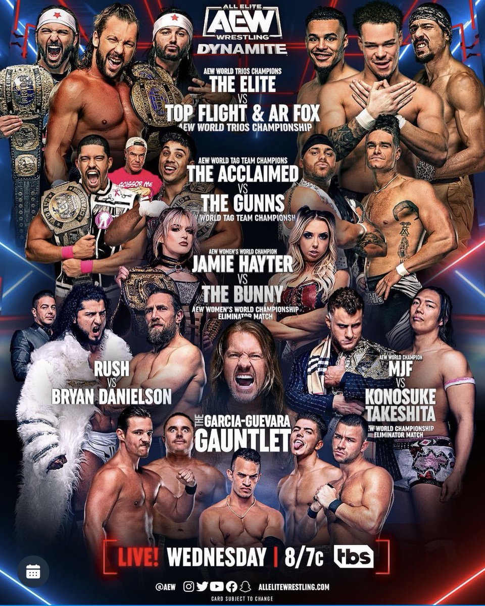 I like how #RickyStarks is at the bottom like “Oh you gotta be kiddin me…”

#AEW