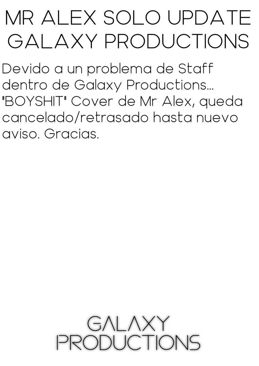 Galaxy Productions (@GalaxyProdESP) / Posts / X