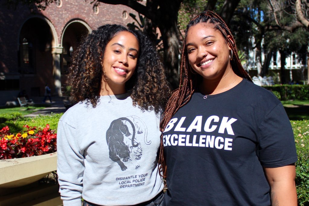 You’re looking at the first (and only) all Black/Afro-Latina PhD cohort (2021) at @USCSociology . We may be small (yes, just us 2) but we’re taking higher Ed by storm (with some Black girl magic ✨🪄)  @raquel_delerme I couldn’t do this without you! #BlackintheIvory #BlackinSoc