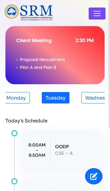 AlanChris06's tweet photo. The timetable app is coming together nicely! Day 21 of #30daysofproductivity was all about the frontend using #ReactNative. Now it's time for some finishing touches π»π¨βπ»
.
.
#coding #frontend #timetableapp #reactjs #CodeChefSrmRmp #TheSparkeans https://t.co/LbuDFMw15d