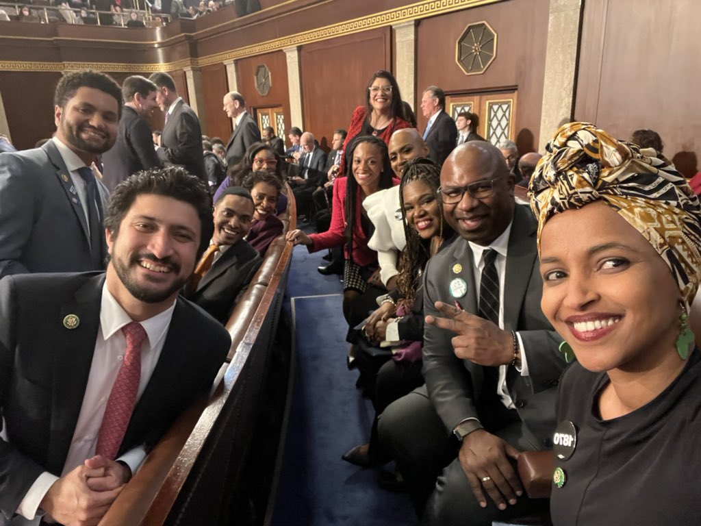 IlhanMN's tweet photo. We are ready to hear from the President https://t.co/kfJU0D2UYA