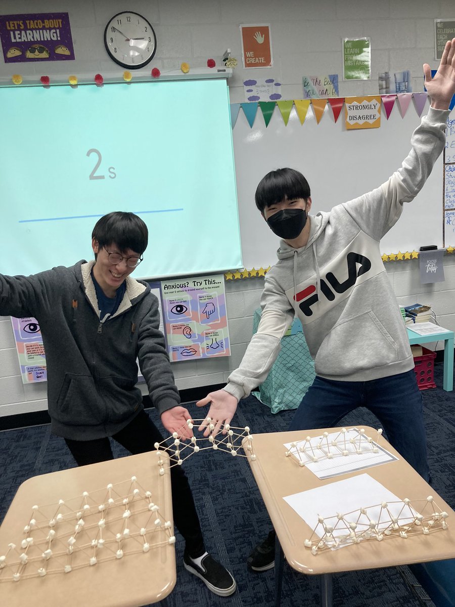 MrsPetraska's tweet photo. We had an awesome Portrait of an Explorer day today at @hudsonohschools! Students thought critically about how to best construct a bridge to help the main character of our current text over a river. ⚓️ https://t.co/4omCNVgIyS