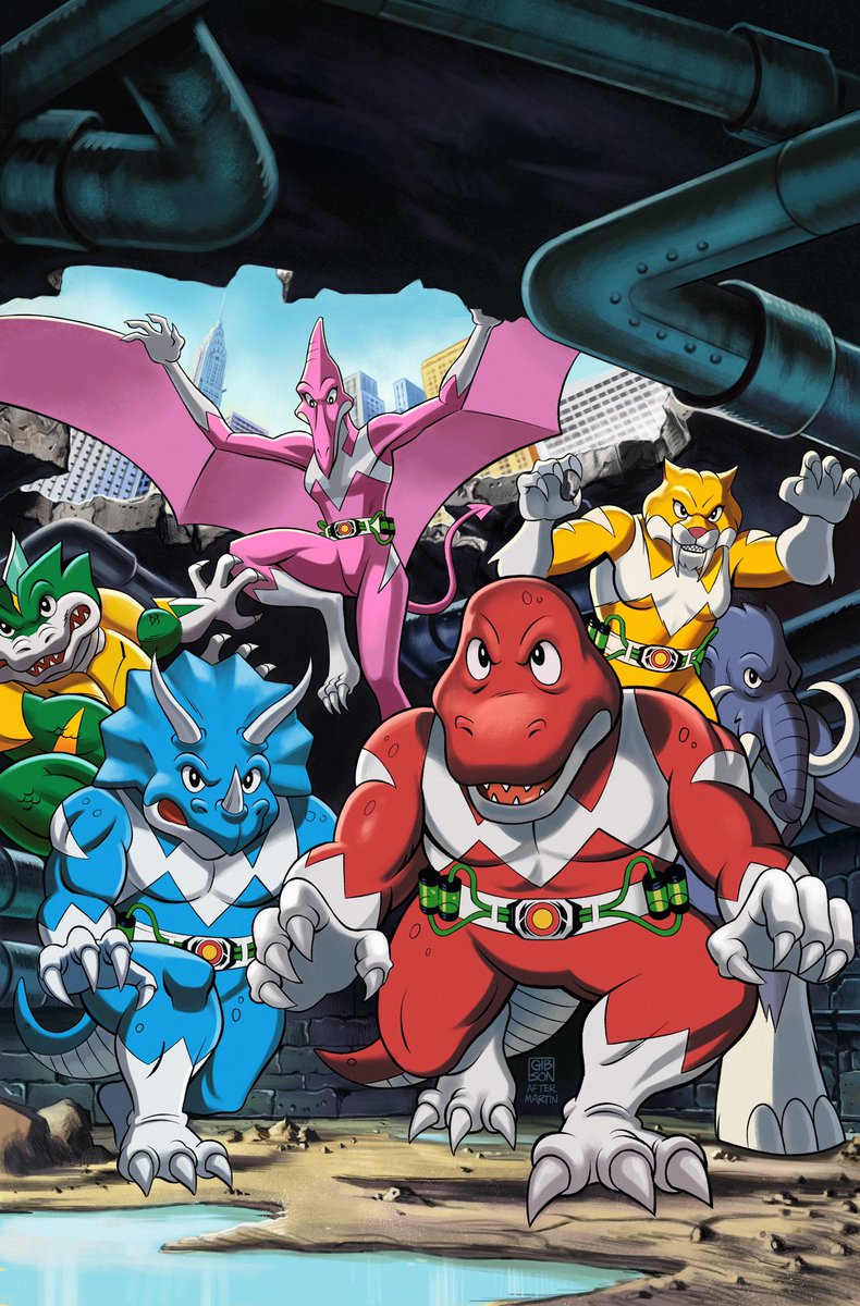 gibsonagogo's tweet image. One of two variants I did for Mighty Morphin Power Rangers / Teenage Mutant Ninja Turtles II Issue #4

Available on Mar 29, 2023

For this cover I took a stab at @Danmora_c’s new Mutant Ranger designs like a VHS cover of the classic TMNT cartoon! I did a logo too, hope we use it!