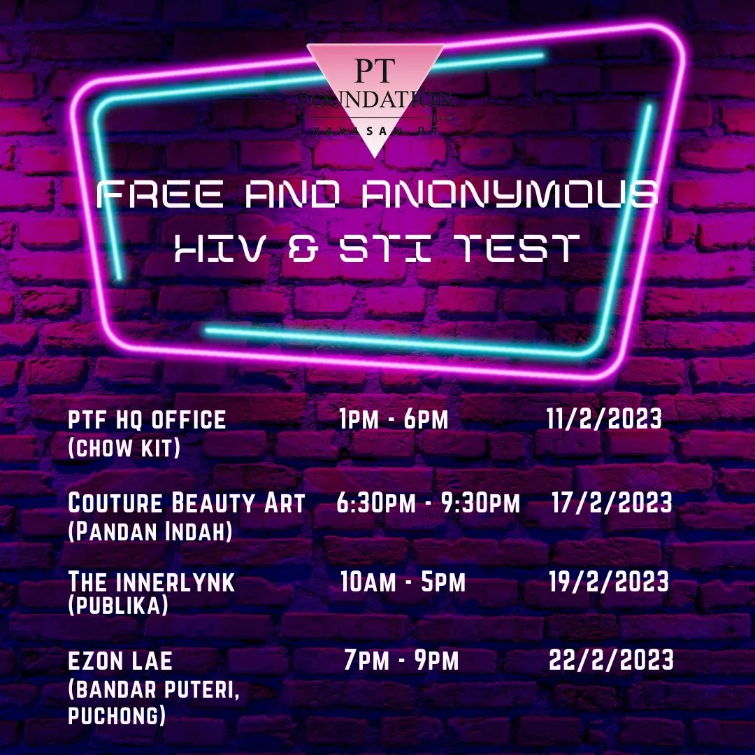 callme_dvid's tweet image. The only way to know your HIV status is to get tested.

Come and get yourself tested for FREE and ANONYMOUS with me. 
Just click the link below to book your slot now 😉or you can Dm me to know more✨
jomtest.simplybook.asia/v2/?bdp-pixel=…

#knowyourstatus #uequalsu #freehivtest