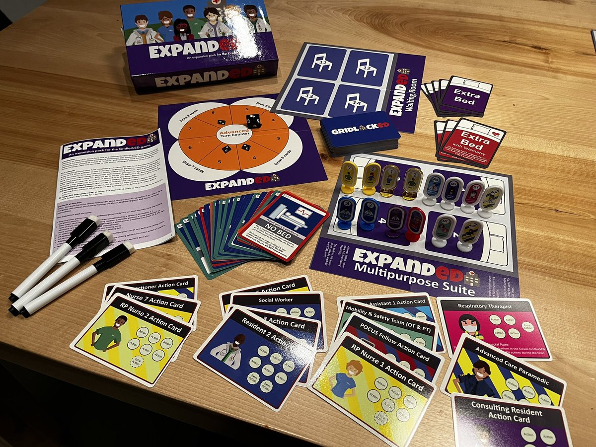 It’s arrived!!!! We have been developing this for a long time… ready to level up your @GridlockedGame?!? Check out our #ExpansionPack! Not yet for sale… but soon! Play testing first… Watch this space for more info!