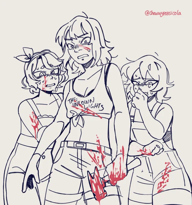 sketch comeeshauns ive done so far :) !! 