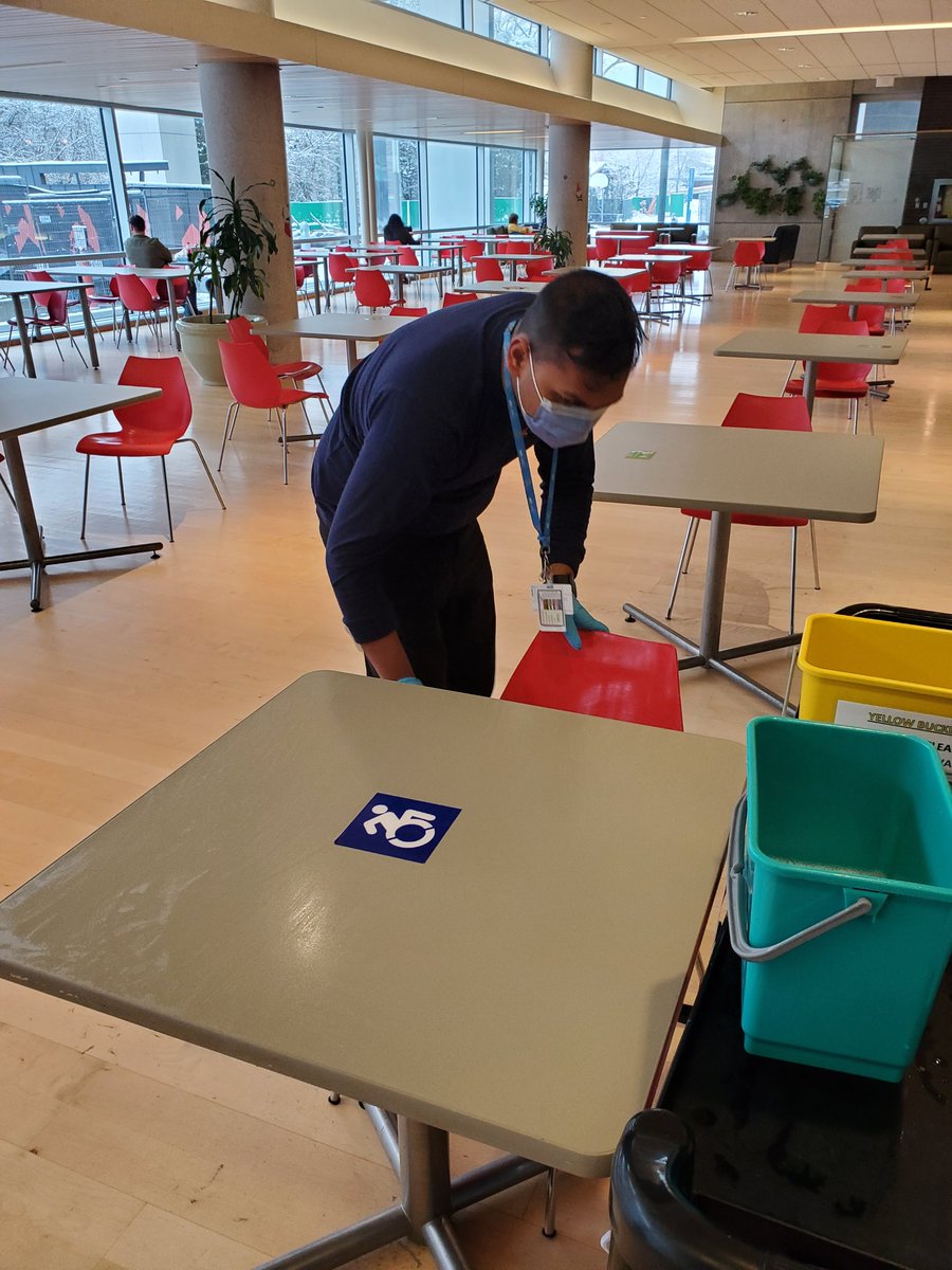 ProjectsearchTo's tweet photo. Making sure Holland Bloorview is clean, tidy and germ free is this student's specialty! #ProjectSEARCHTO #DiversityAndInclusion #InclusionMatters https://t.co/ALgUElAgwf