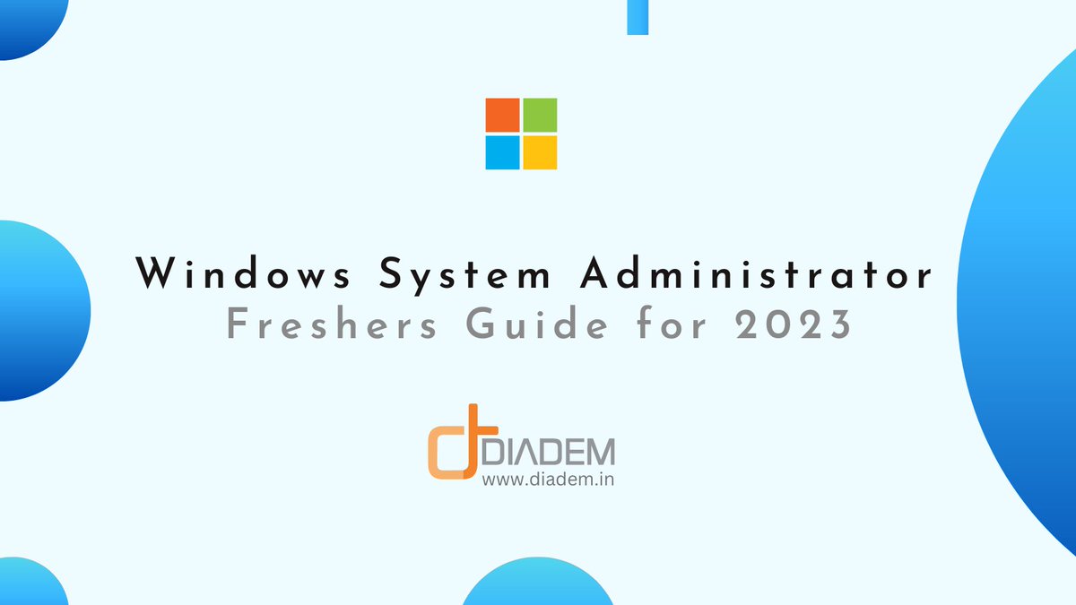 diademtech's tweet image. Are you looking for a windows system admin job in Kolkata? If yes, then this article covers key responsibilities, skills to learn, career growth options and how to become an advanced Windows Azure administrator. Start upskilling now!
bit.ly/3jPCpEL
#windows #windowsadmin
