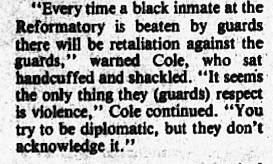 ThePendleton2's tweet photo. These were the conditions prisoners protested on Feb 1, 1985 when guards attacked Lokmar, sparking the Pendleton Uprising. IDOC demonized the Black Dragons, blaming them for the events that day. 
But the Dragons were not the cause of the violence: they were the the answer to it. https://t.co/ajqPapdXMb