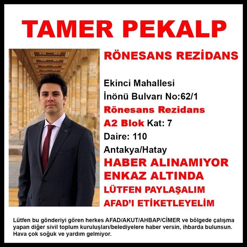 MefCevrecilik's tweet photo. @AFADBaskanlik #deprem #hatay #Turkey #seferberlik https://t.co/YnQVXCDBjS